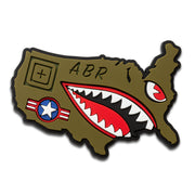 5.11 Tactical ABR USA Tiger Shark Patch-Morale Patches-5.11 Tactical-TacSource