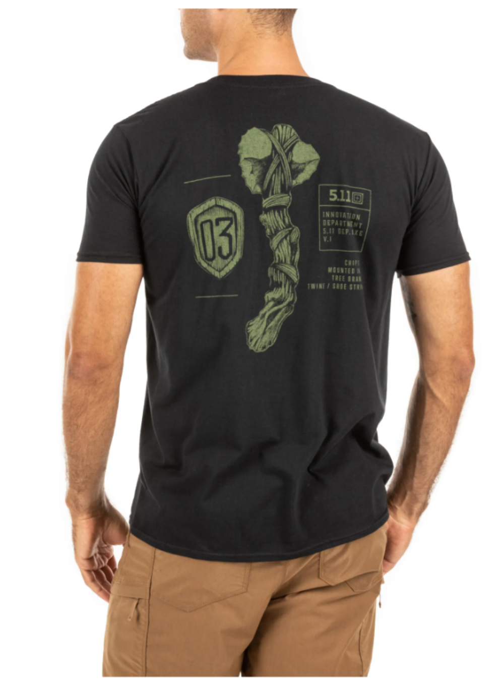 5.11 Tactical Chip Axe Tee-T-Shirt-5.11 Tactical-L-Black-TacSource