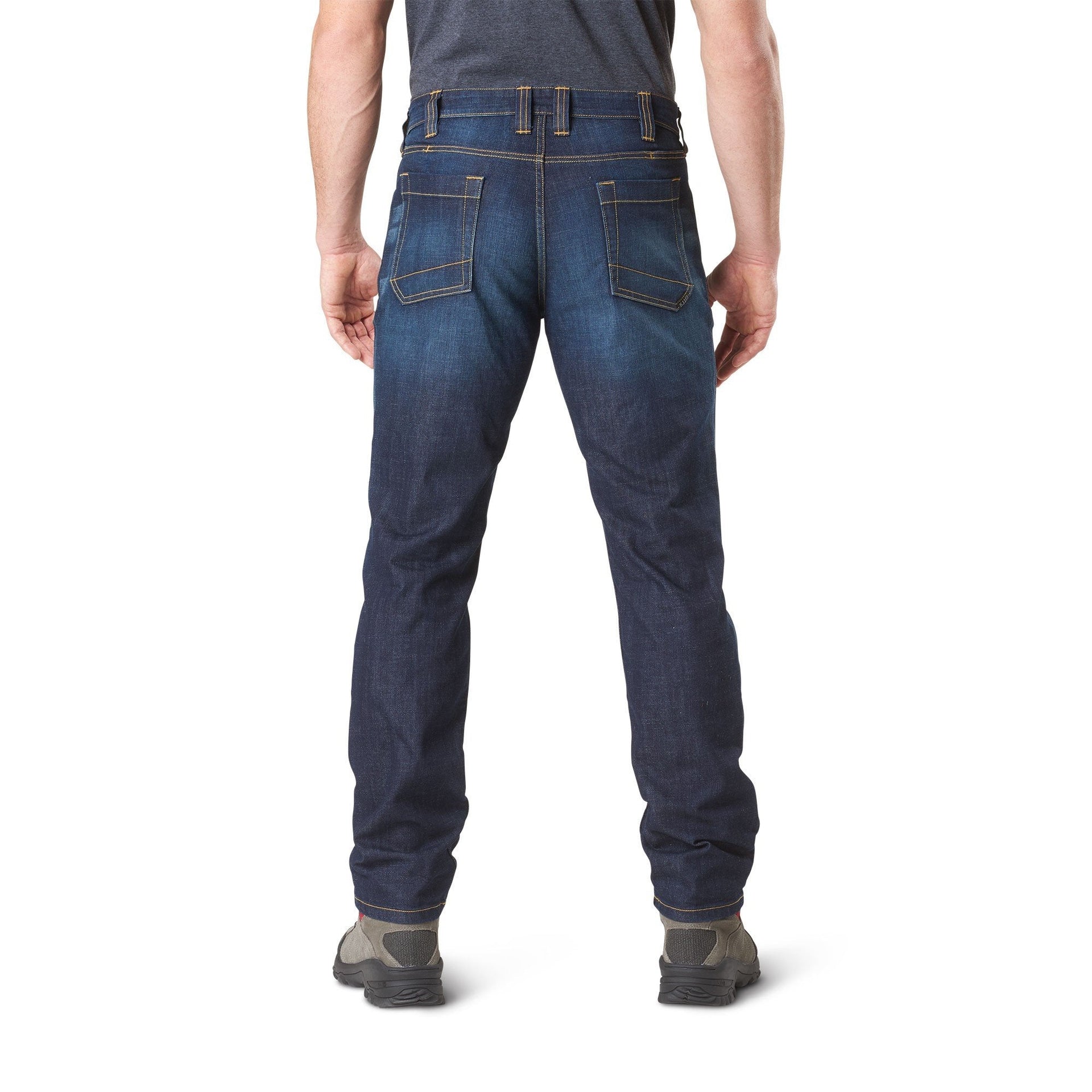 5.11 Tactical Defender Flex Slim Jeans Dark Wash Indigo-Men's Pants-5.11 Tactical-TacSource