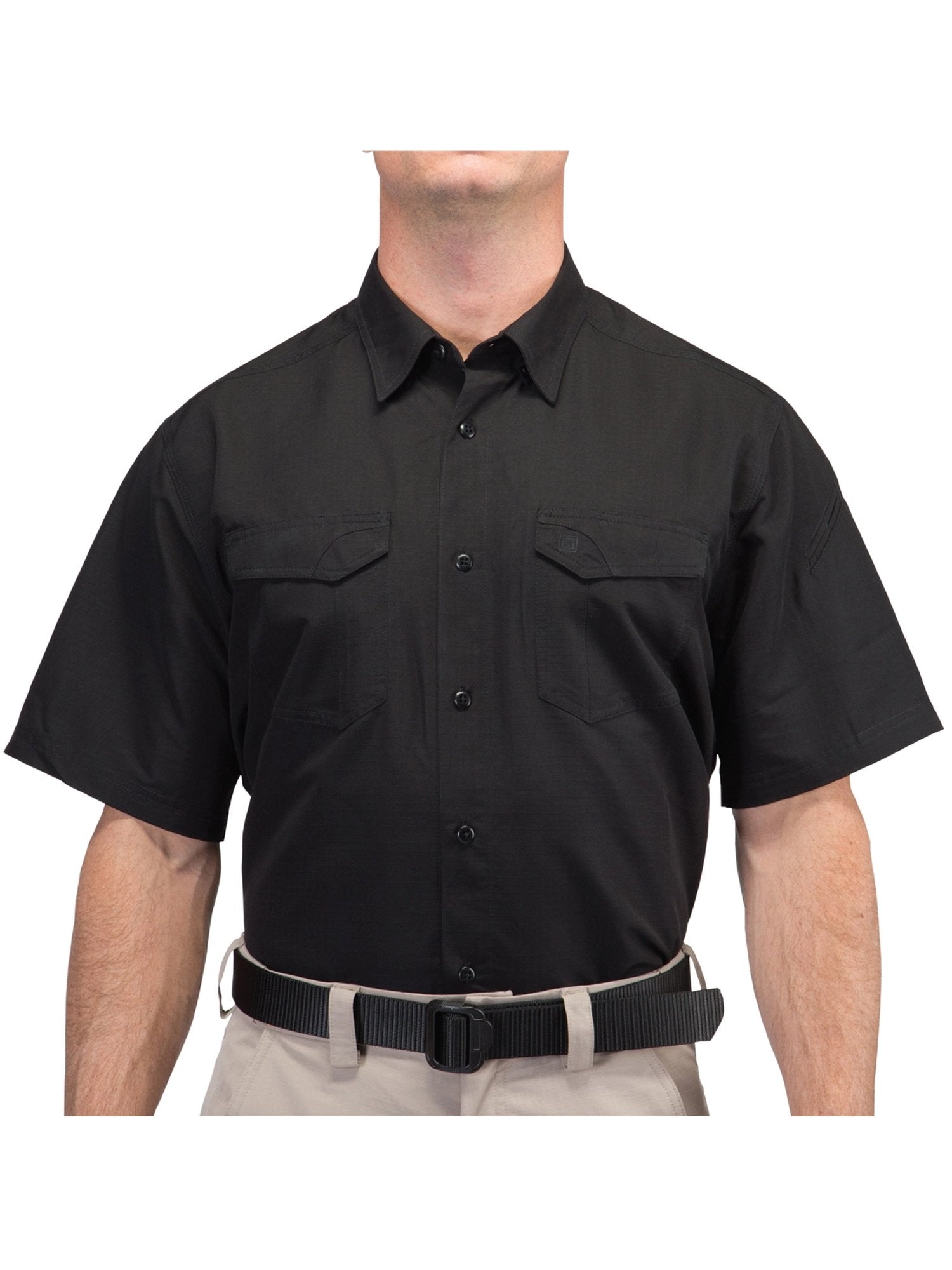 5.11 Tactical Fast-Tac SS Shirt-Short Sleeves-5.11 Tactical-Small-Black-TacSource