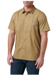 5.11 Tactical Landen Work Shirt-Short Sleeves-5.11 Tactical-Elmwood-2XL-TacSource