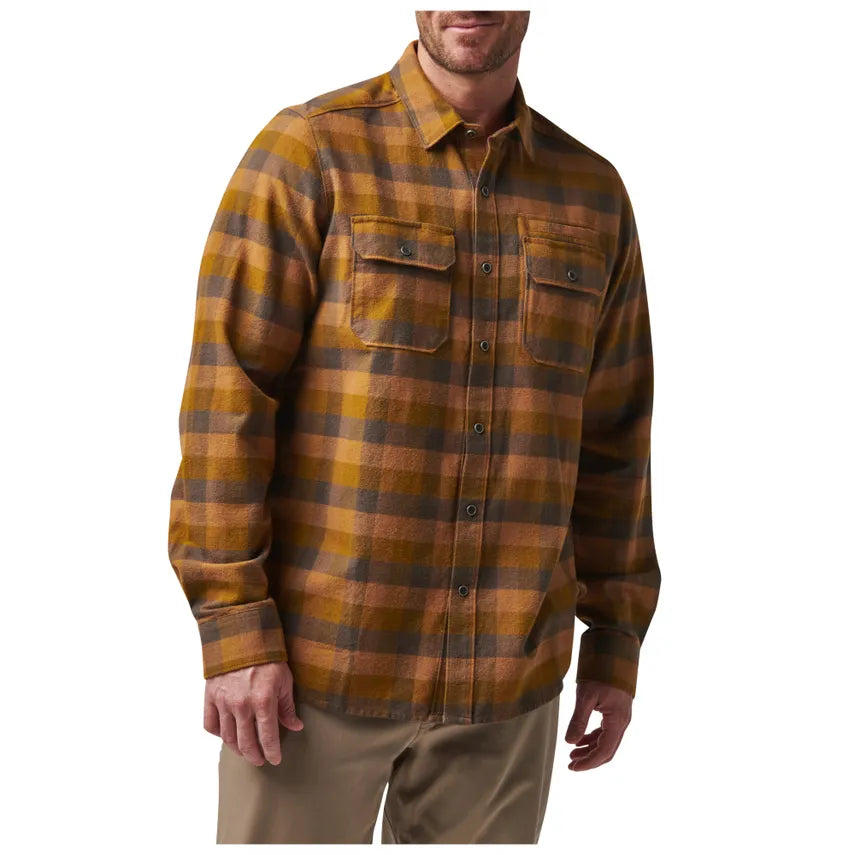 5.11 Tactical Lester HVYWT Flannel-Long Sleeves-5.11 Tactical-TacSource