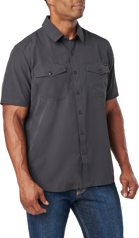 5.11 Tactical Marksman Short Sleeve Shirt-Short Sleeves-5.11 Tactical-Volcanic-Small-TacSource