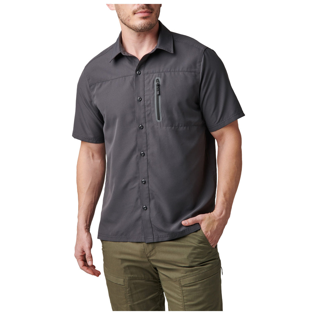 5.11 Tactical Marksman Utility Short Sleeve Shirt-Short Sleeves-5.11 Tactical-Volcanic-Small-TacSource