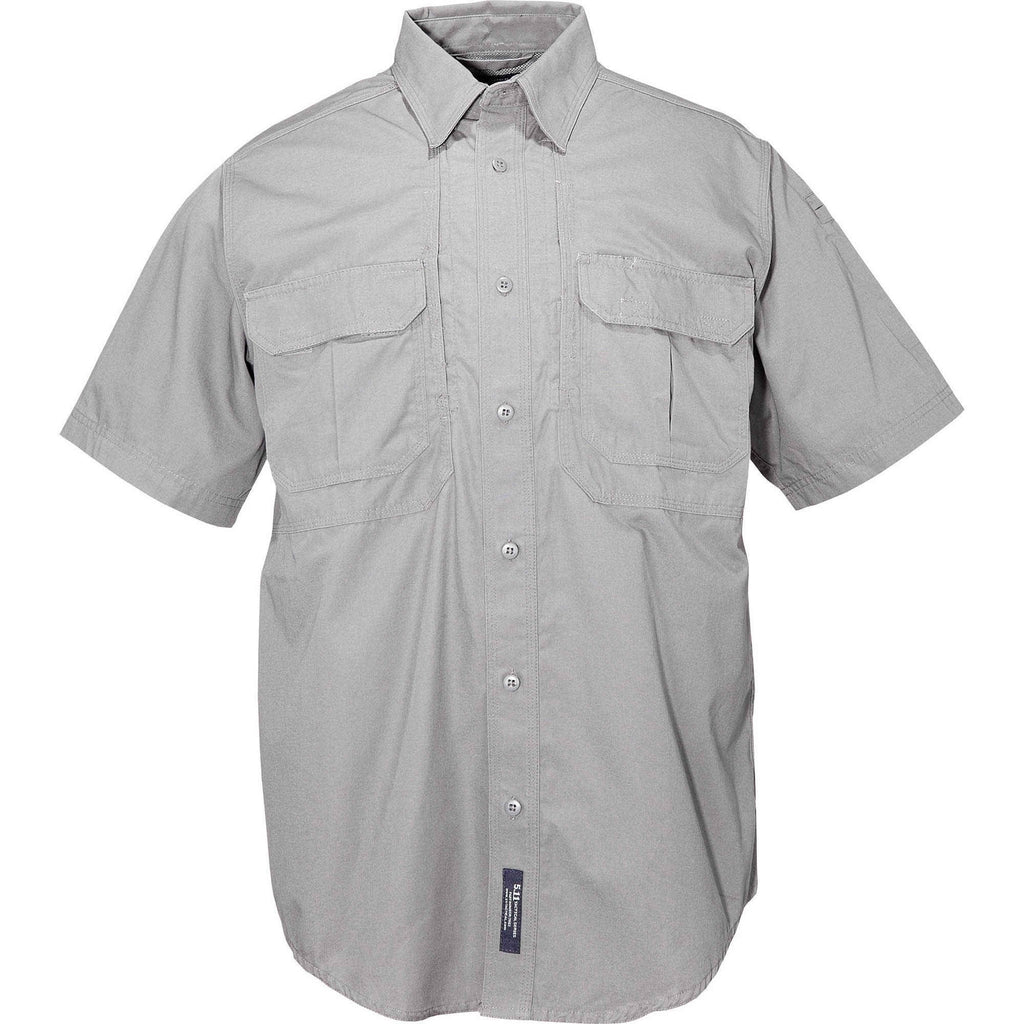 5.11 Tactical Men's Short Sleeve Tactical Shirt-Short Sleeves-5.11 Tactical-Grey-Extra Small-TacSource