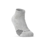 5.11 Tactical PT-R Plus Ankle Socks (3-Pack)-Socks-5.11 Tactical-Heather Grey-Small-TacSource