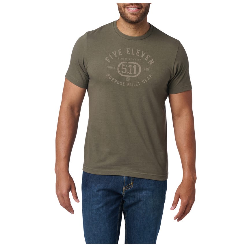 5.11 TACTICAL PURPOSE CREST V2 TEE-Shirts-5.11 Tactical-Ranger Green-2XL-TacSource