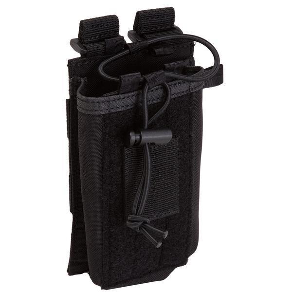 5.11 Tactical Radio Pouch MOLLE Compatible-Pouches-5.11 Tactical-Black-TacSource