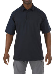 5.11 Tactical Rapid Performance Polo Short Sleeve-Polos-5.11 Tactical-XSmall-Dark Navy-TacSource