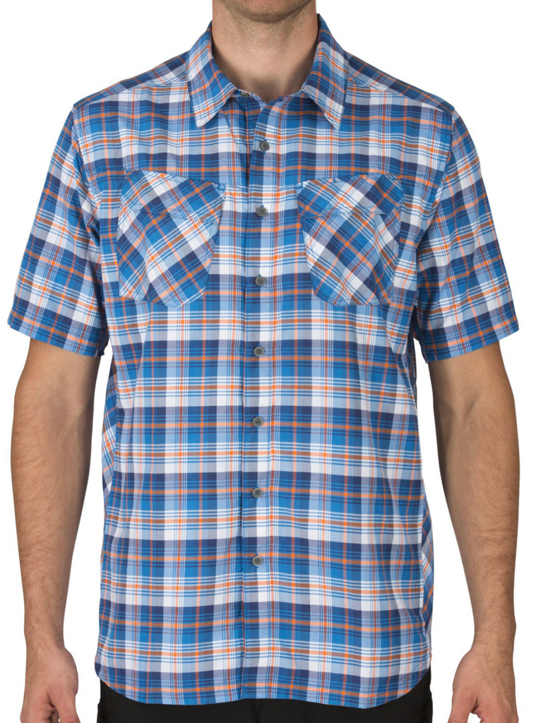 5.11 Tactical Slipstream Covert Shirt-Short Sleeves-5.11 Tactical-Sapphire-Small-TacSource