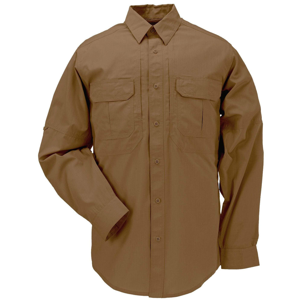 5.11 Tactical Taclite Pro Long Sleeve Shirt-Long Sleeves-5.11 Tactical-Battle Brown-Small-TacSource