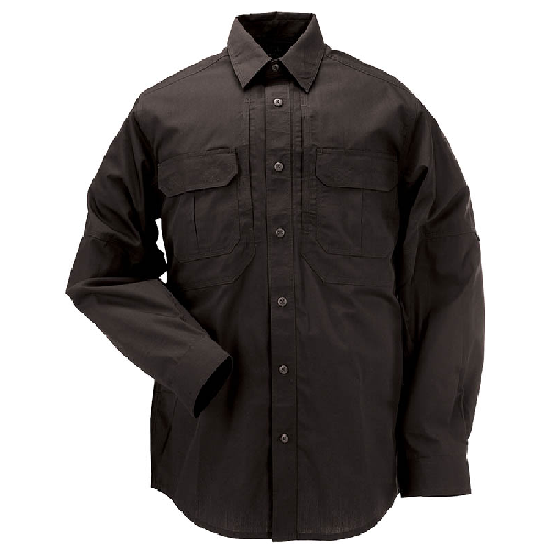 5.11 Tactical Taclite Pro Long Sleeve Shirt-Long Sleeves-5.11 Tactical-Black-Small-TacSource