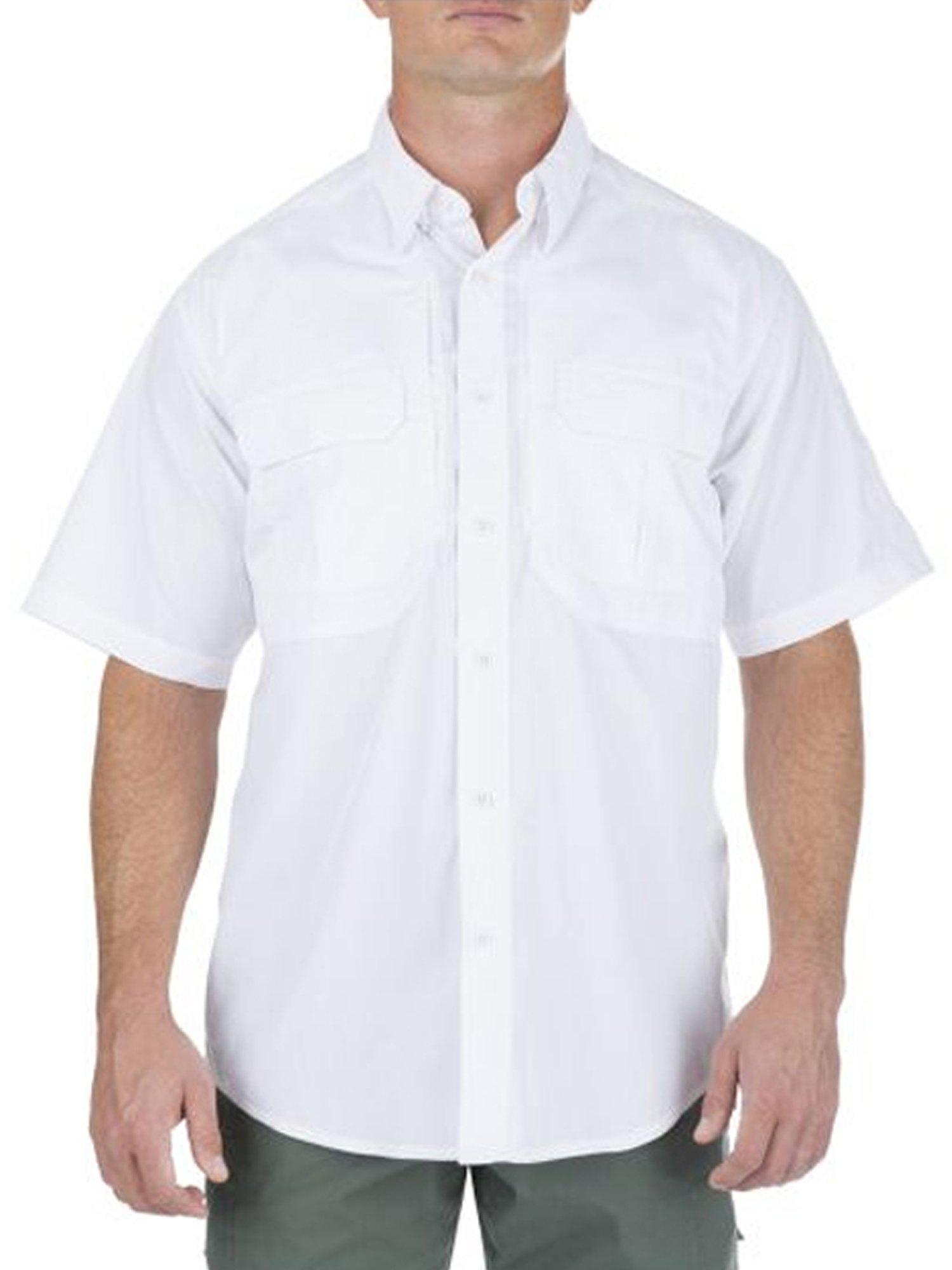 5.11 Tactical Taclite Pro SS Shirt-Short Sleeves-5.11 Tactical-Small-White-TacSource