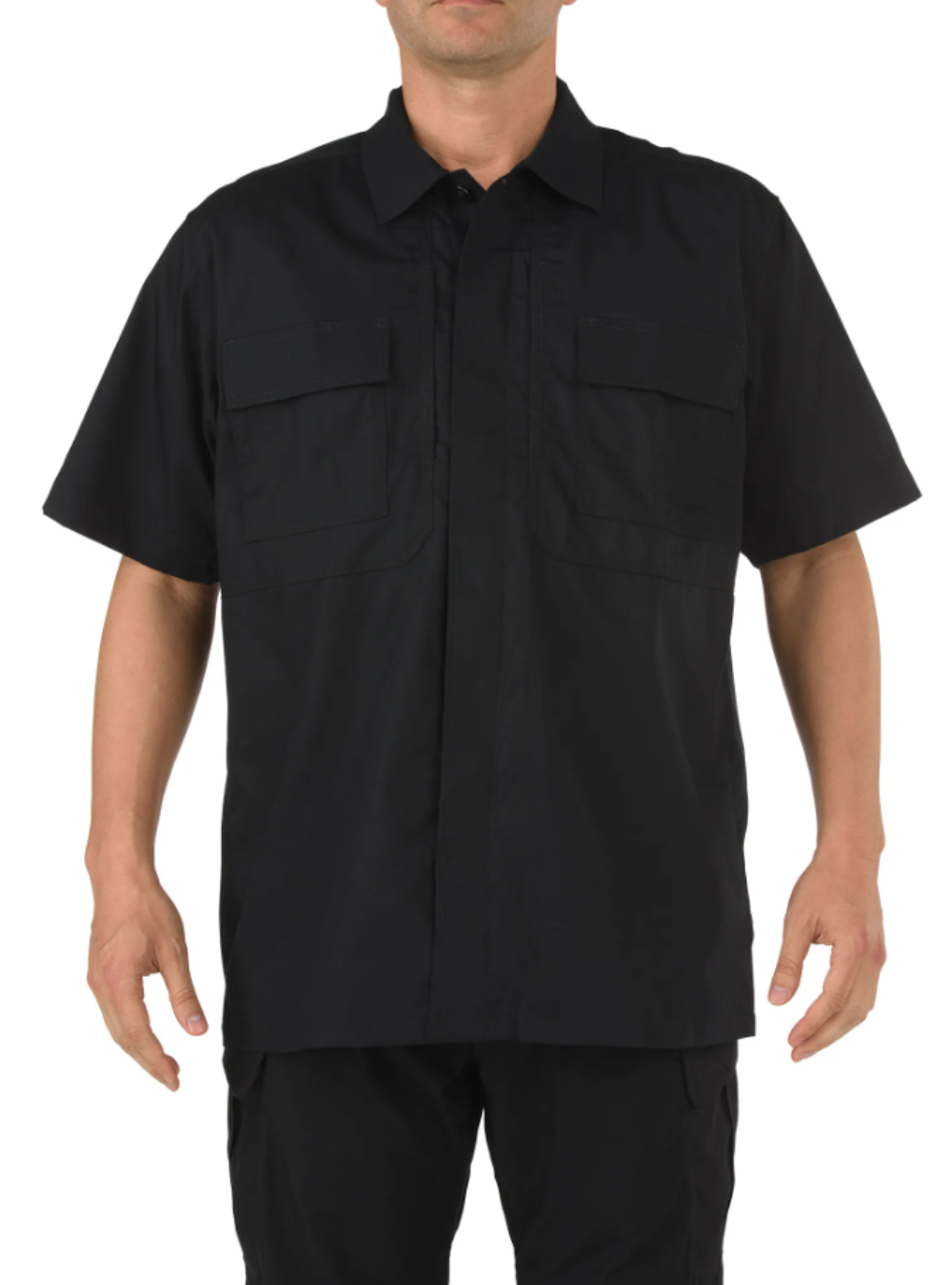 5.11 Tactical Taclite TDU Short Sleeve Shirt-Short Sleeves-5.11 Tactical-Black-L-TacSource