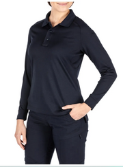 5.11 Tactical Women's Performance Long Sleeve Polo-Polos-5.11 Tactical-TacSource