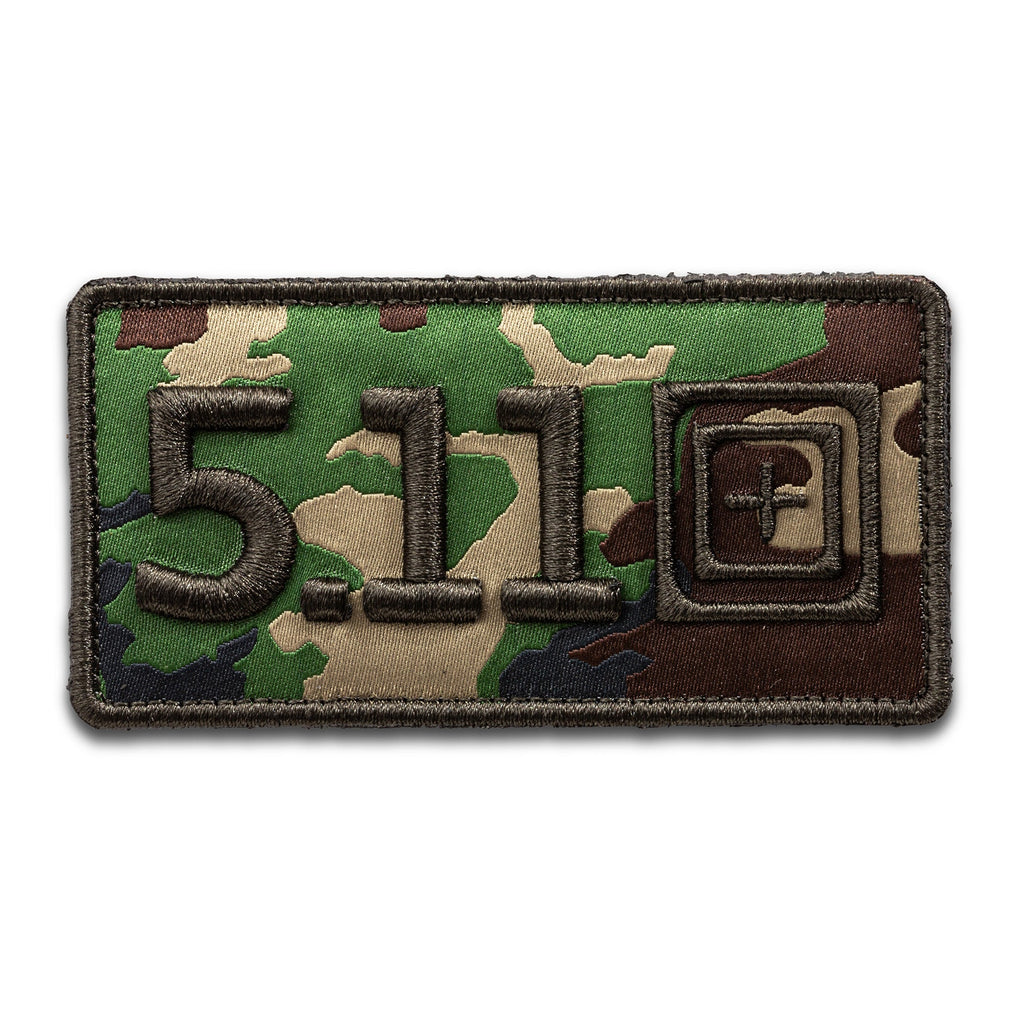 5.11 Tactical Woodland Camo Patch-Morale Patches-5.11 Tactical-TacSource