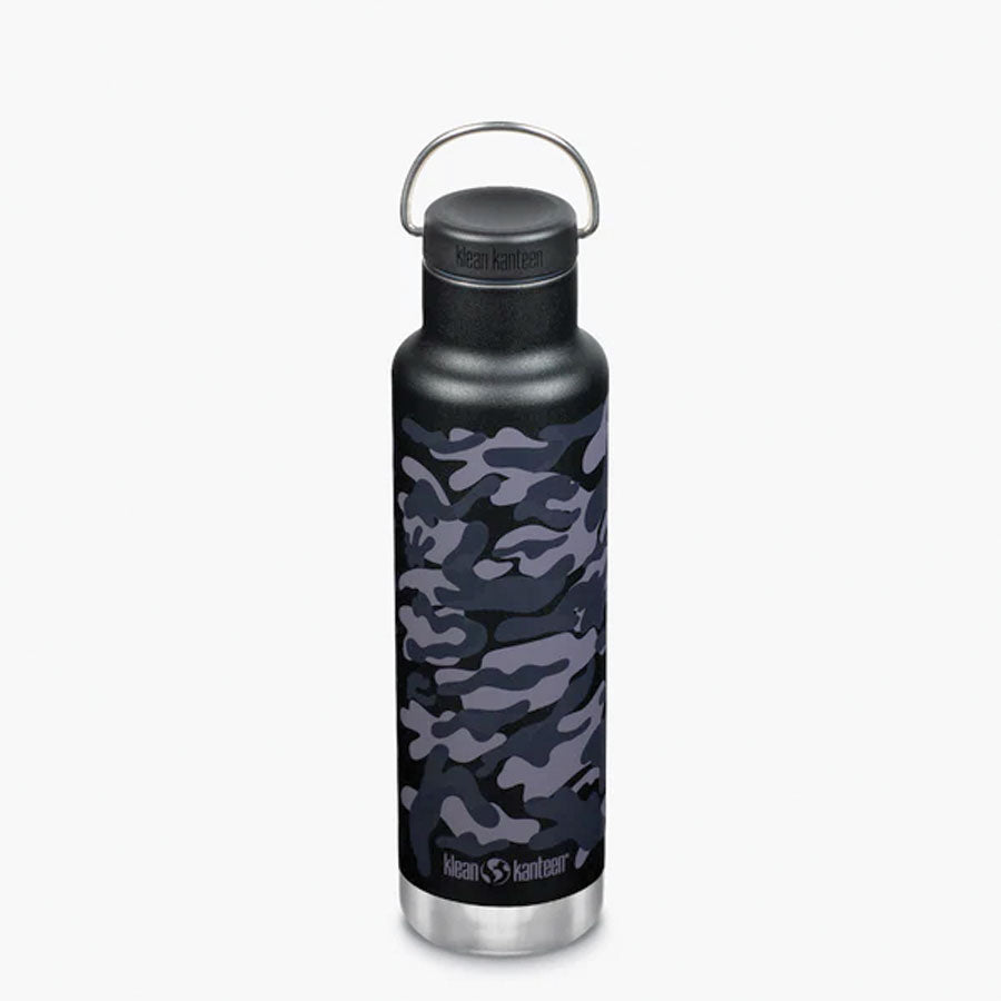 Klean Kanteen 20 oz Classic Insulated Water Bottle with Loop Cap