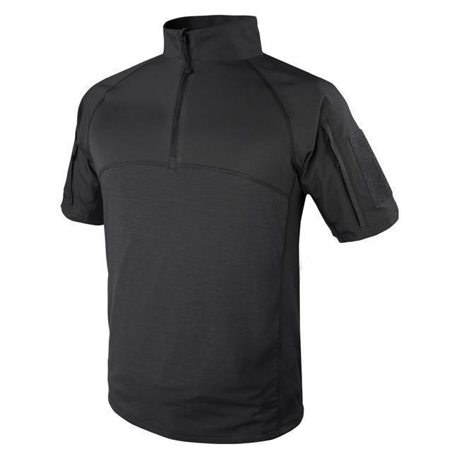 Condor Combat Short Sleeve Shirt Black-Short Sleeves-Condor Outdoor-Small-TacSource