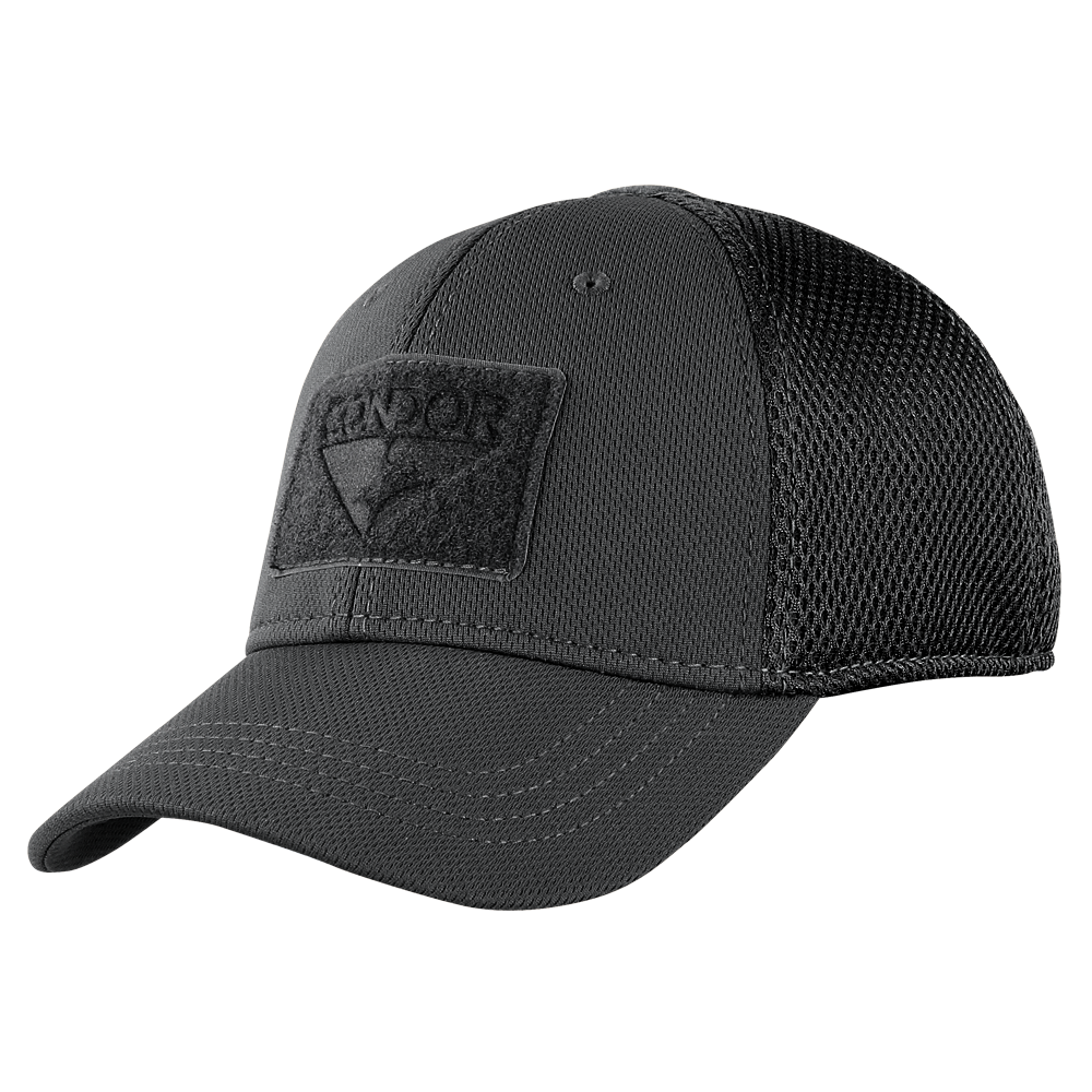 Condor Flex Mesh Cap-Headwear-Condor Outdoor-Black-Small/Medium-TacSource