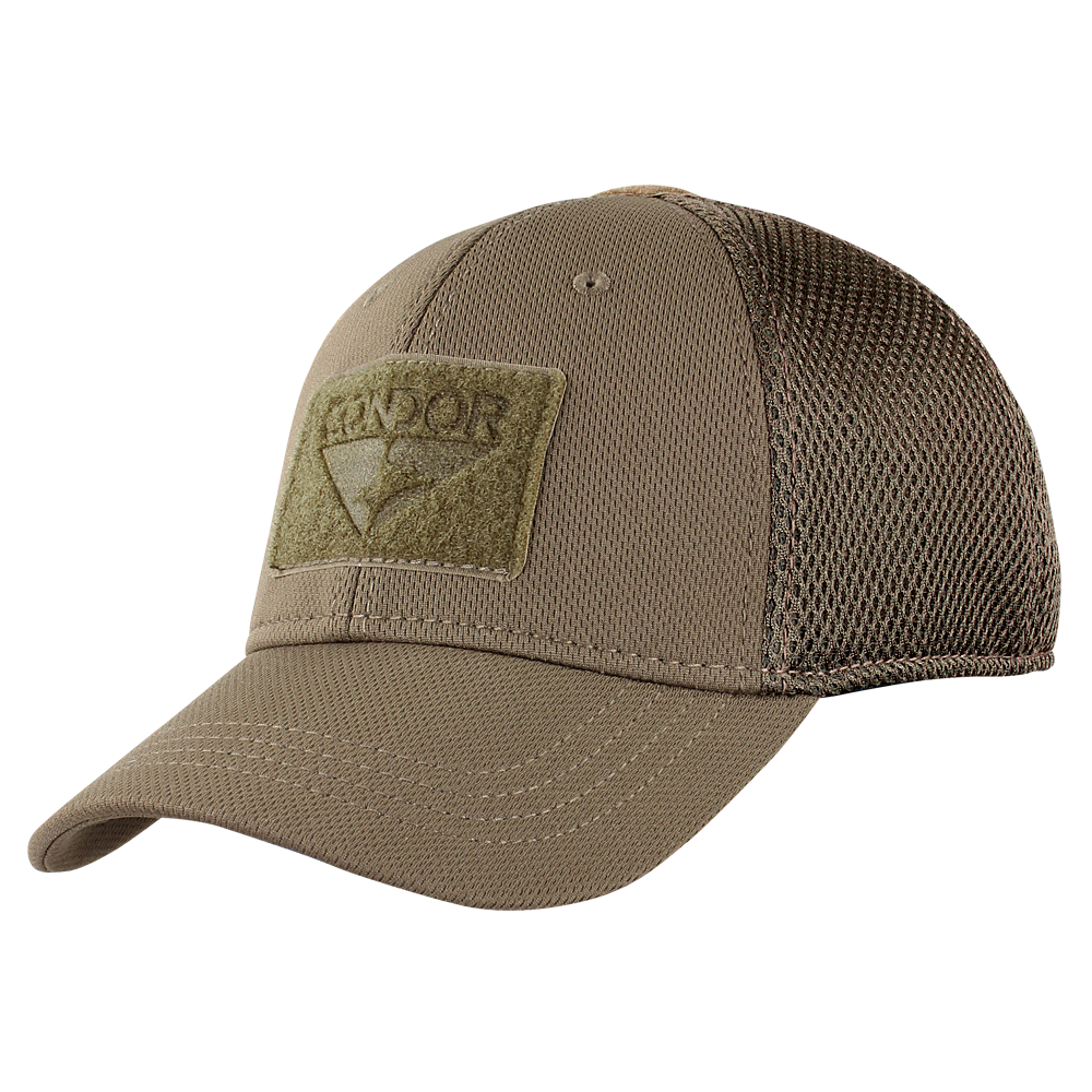 Condor Flex Mesh Cap-Headwear-Condor Outdoor-Coyote Brown-Small/Medium-TacSource