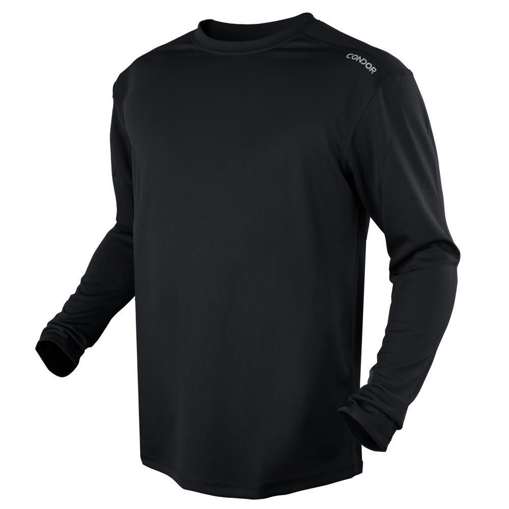 Condor MAXFORT Long Sleeve Training Top-Long Sleeves-Condor Outdoor-Black-Small-TacSource