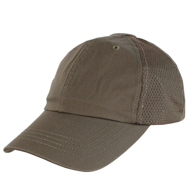 Condor Outdoor Mesh Tactical Team Cap Adjustable with Velcro Closure-Headwear-Condor Outdoor-Brown (019)-TacSource