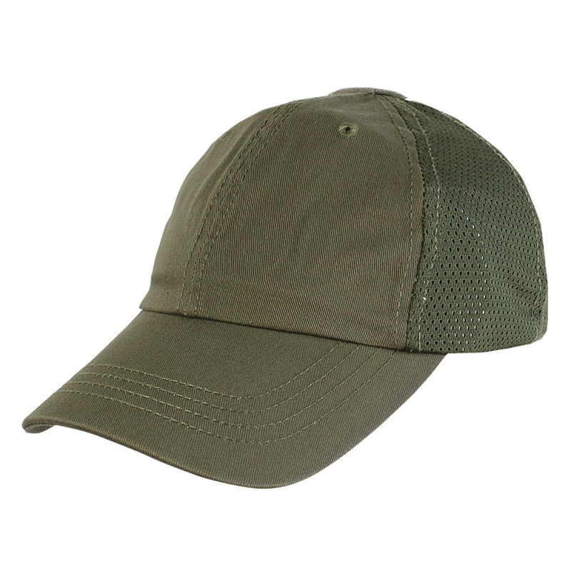 Condor Outdoor Mesh Tactical Team Cap Adjustable with Velcro Closure-Headwear-Condor Outdoor-Olive Drab (001)-TacSource