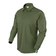 Condor Performance Long Sleeve Tactical Polo-Long Sleeves-Condor Outdoor-Olive Drab-Small-TacSource