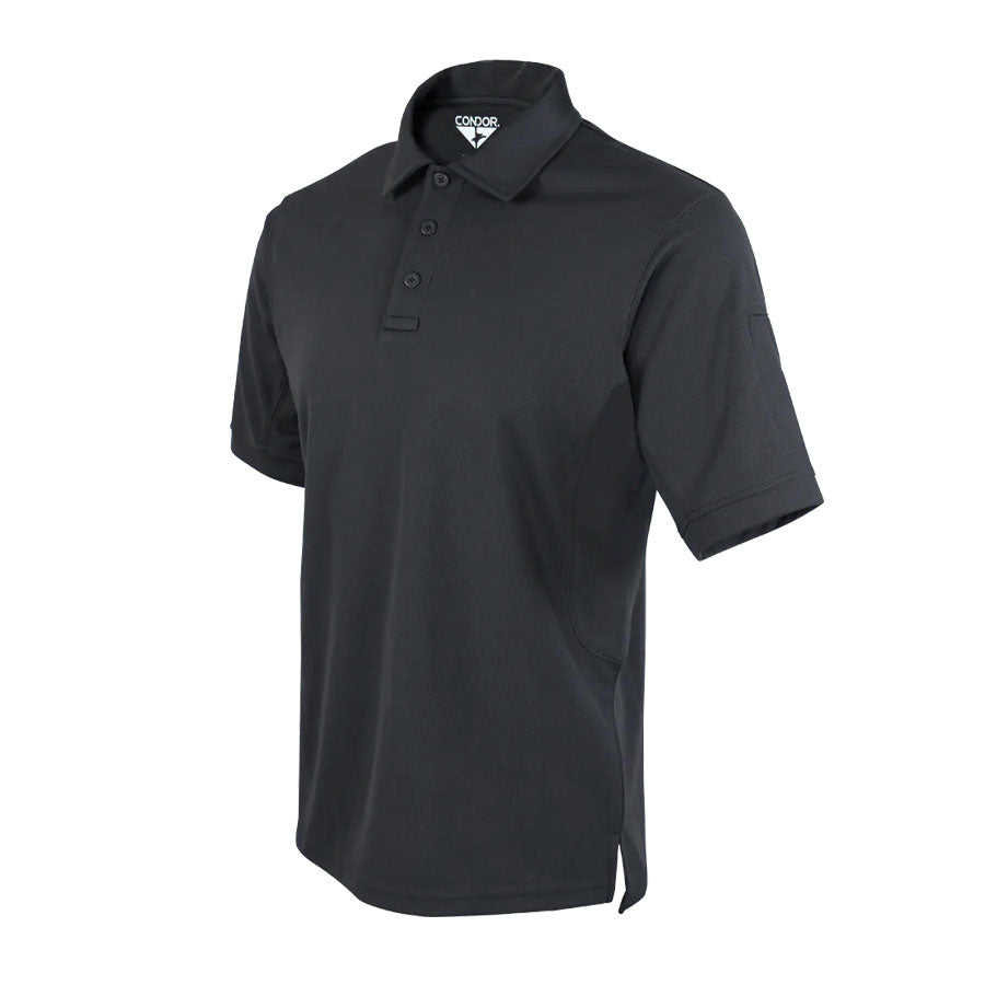 Condor Performance Tactical Polo-Short Sleeves-Condor Outdoor-Black-Small-TacSource