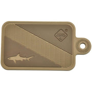 Hazard 4 Dive Shark Rubber Velcro Patches Coyote-Morale Patches-Hazard 4-TacSource