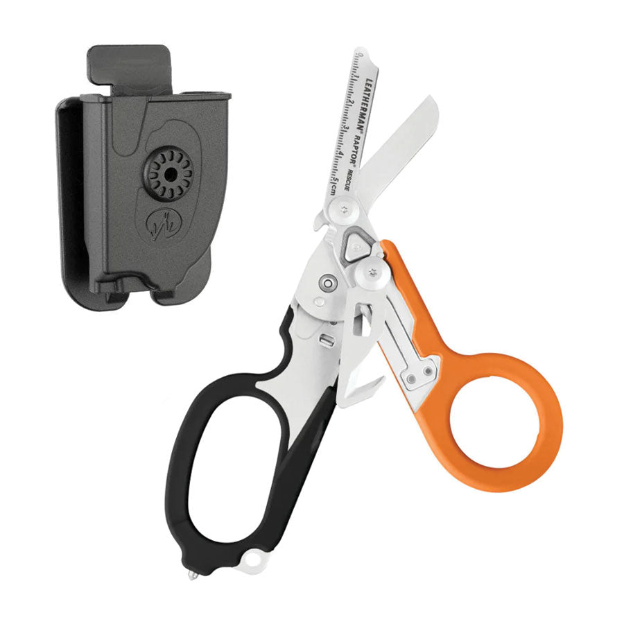 Leatherman Raptor Rescue-Multi-Tools-Leatherman-Orange / Stainless Steel-Molle Holster-TacSource