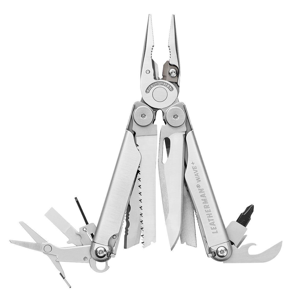 Leatherman Wave Plus + Stainless Steel-Multi-Tools-Leatherman-TacSource