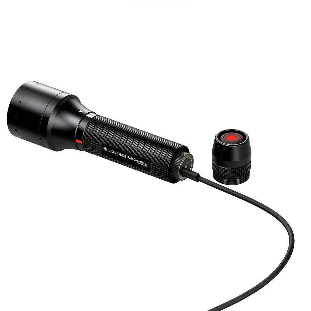 Ledlenser P6R Core QC Quad 4 Colour Rechargeable Torch-Flashlights and Lighting-Ledlenser-TacSource