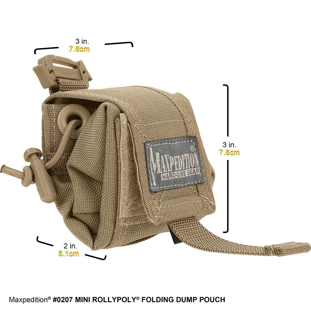 Maxpedition Mini Rollypoly Folding Dump Pouch-Accessories-Maxpedition-TacSource