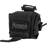 Maxpedition Mini Rollypoly Folding Dump Pouch-Accessories-Maxpedition-Black-TacSource