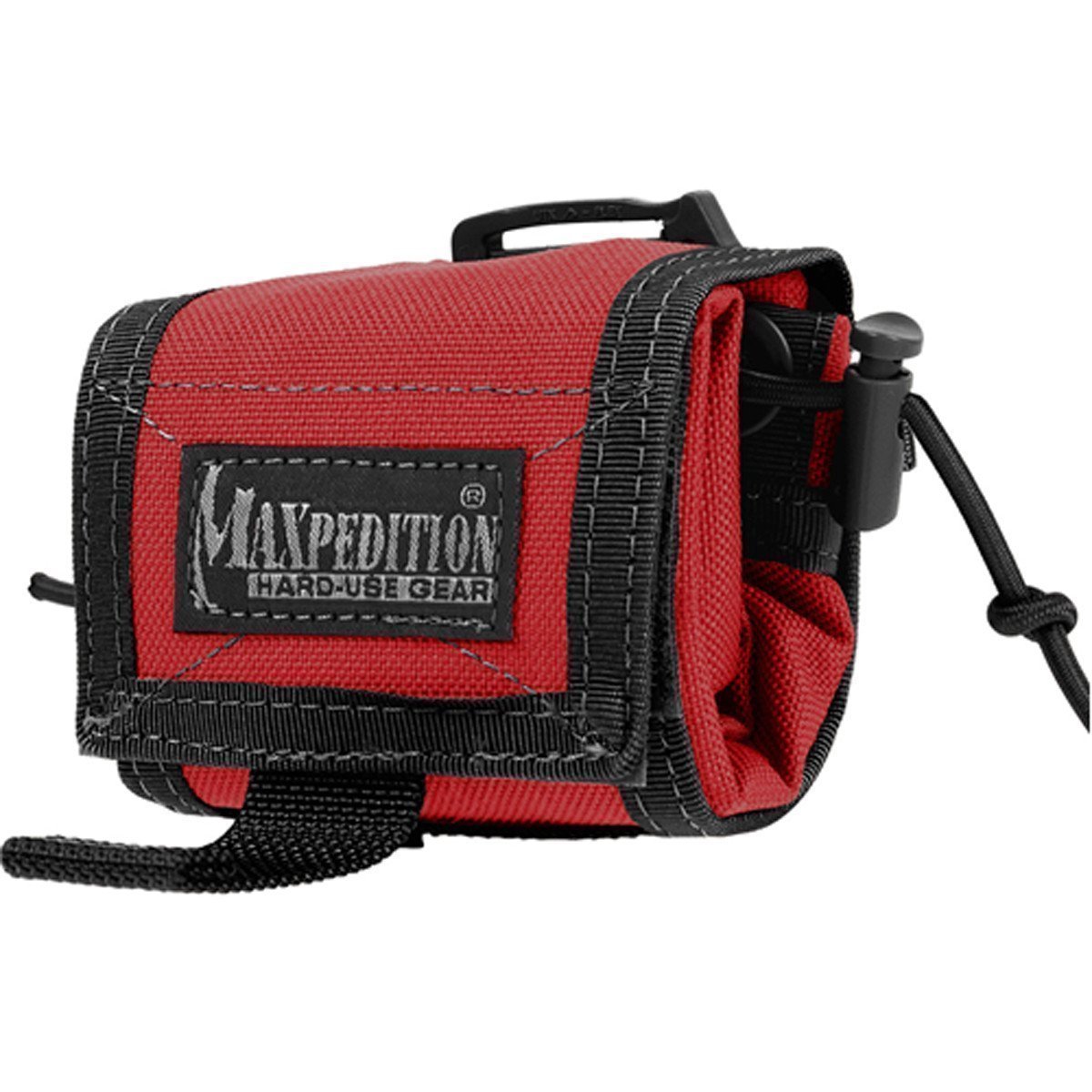 Maxpedition Rollypoly Folding Utility Dump Pouch-Accessories-Maxpedition-Red-TacSource