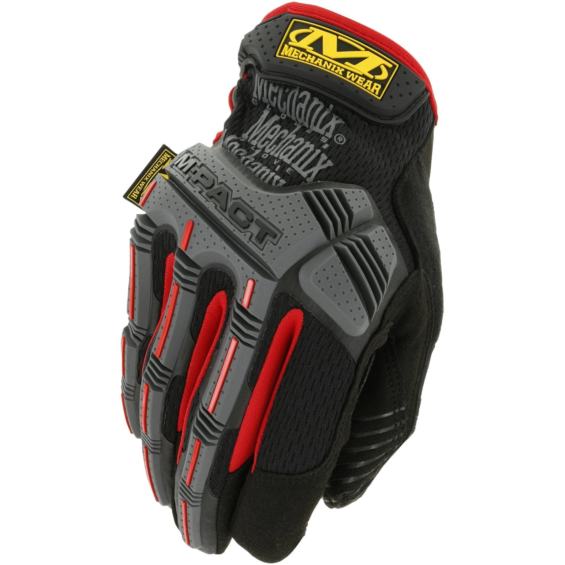 Mechanix Wear M-Pact Impact Resistant Glove Black Red-Gloves-Mechanix Wear-Small-TacSource