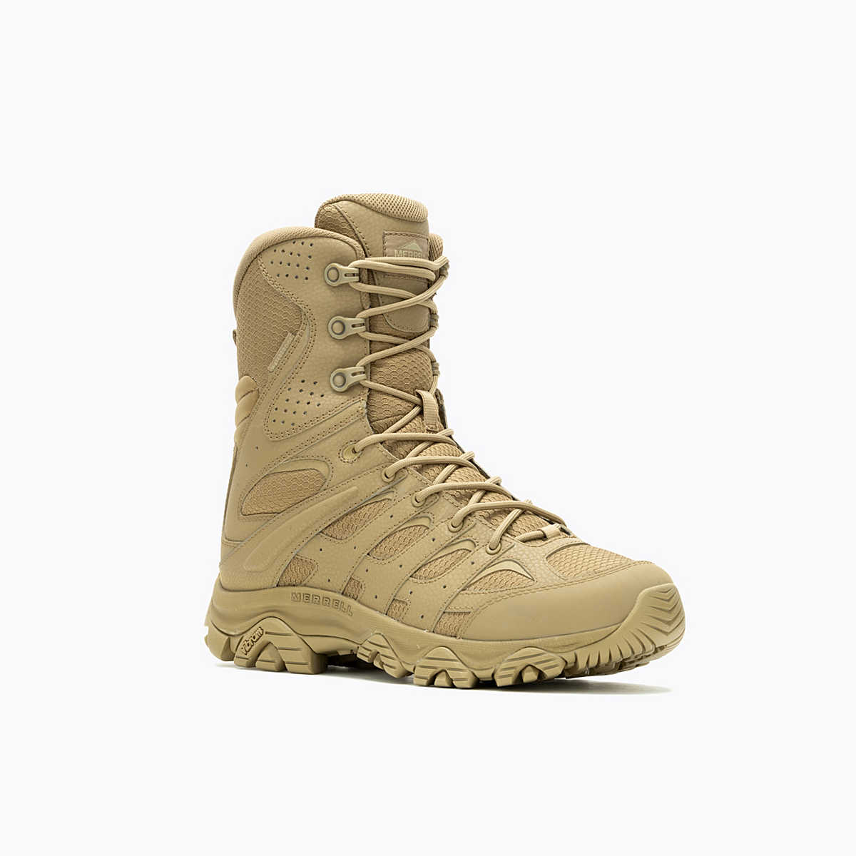 Merrell J004107 MOAB 3 TACTICAL 8" ZIP WATER PROOF - DARK COYOTE-Boots-Merrell Tactical-TacSource