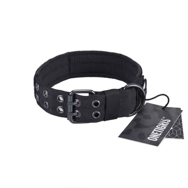 ONETIGRIS Dog Collar 02-Accessories-ONETIGRIS-Black-Medium-TacSource