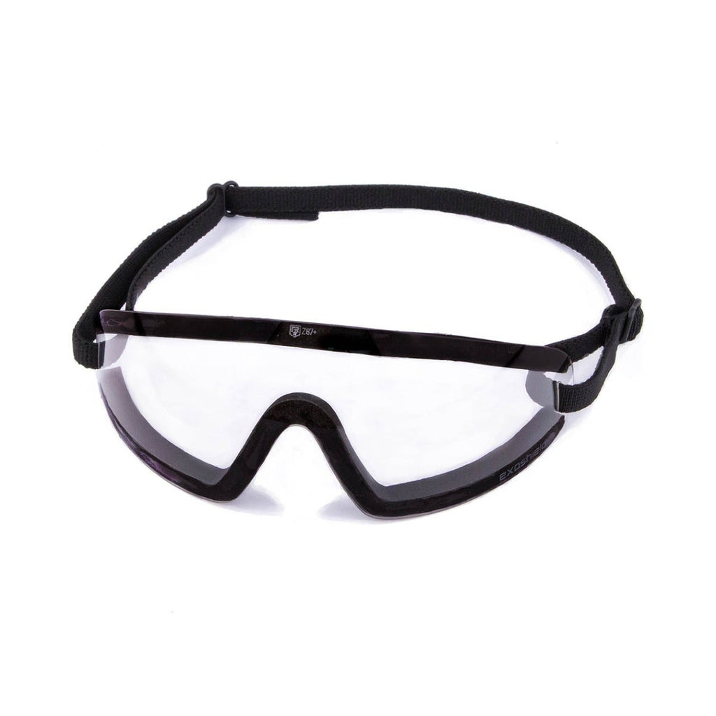 Revision Military EXOSHIELD LOW PROFILE EYEWEAR FULL STRAP KIT - Clear - Black-Eyewear-Revision Military-TacSource