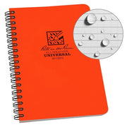 Rite in the Rain NoOR73 Side Spiral Notebook Universal Orange-Pens, Notebooks and Stationery-Rite in the Rain-TacSource