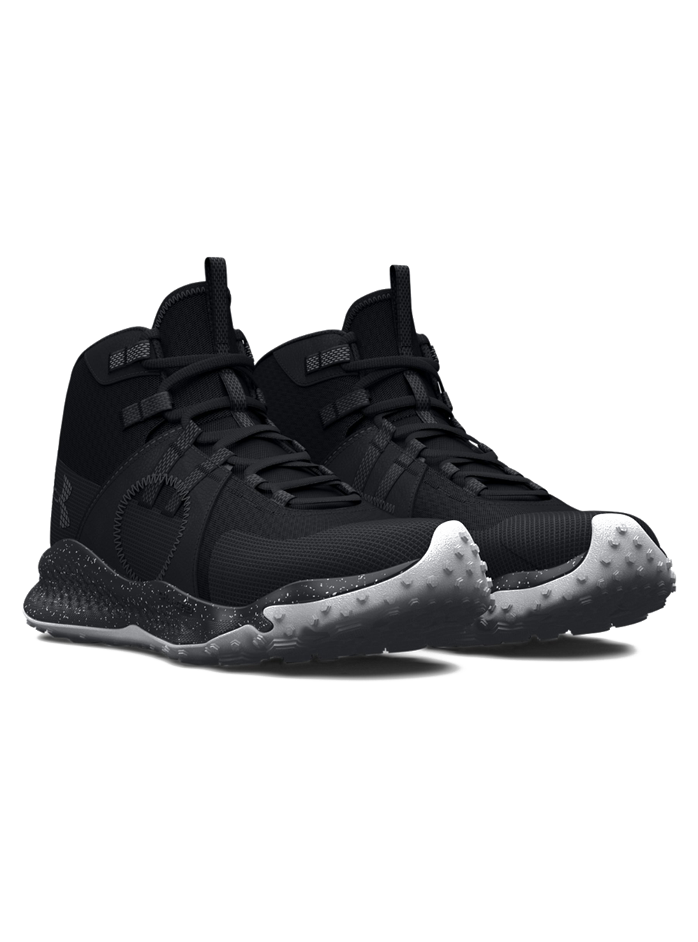 Under Armour Charged Maven Trek Trail Shoes - Black/Pitch Gray-Boots-Under Armour-TacSource