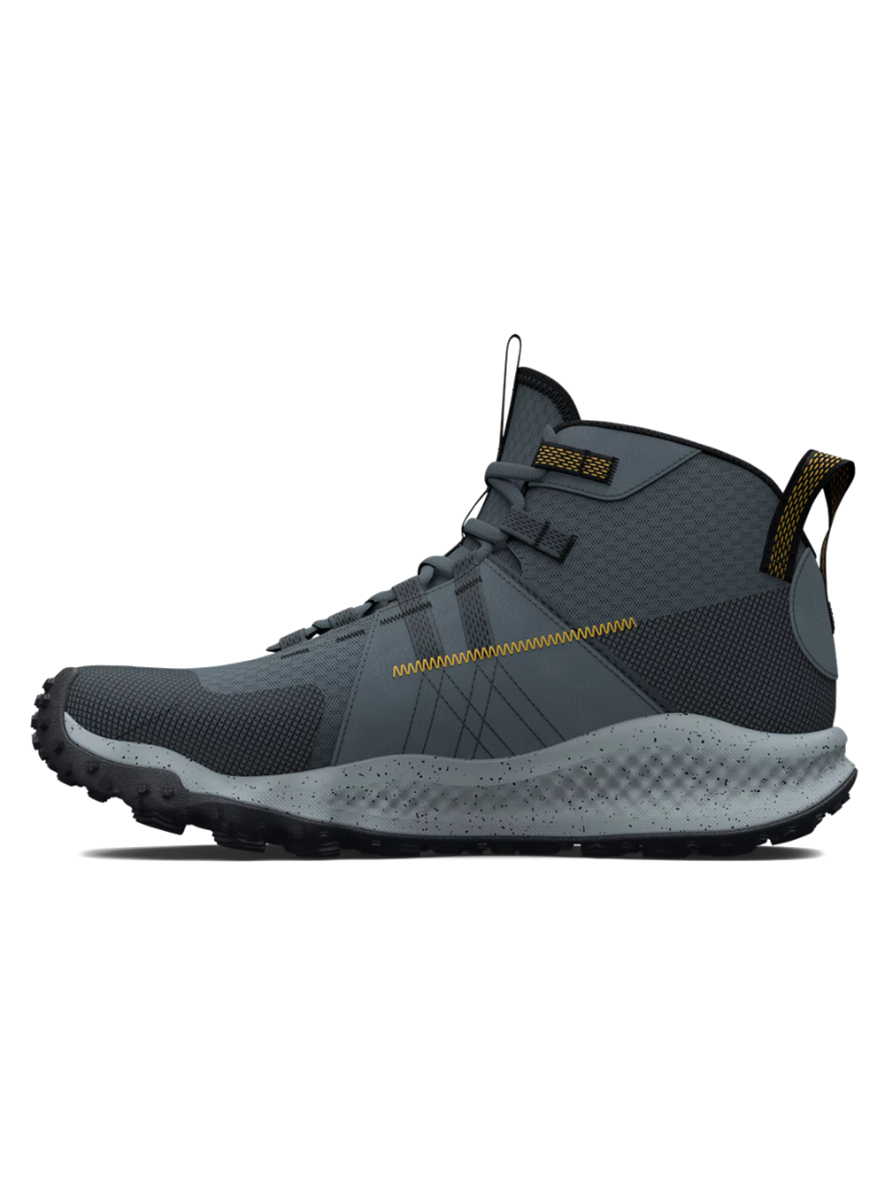 Under Armour Charged Maven Trek Trail Shoes - Gravel/Harbor Blue-Shoes-Under Armour-TacSource