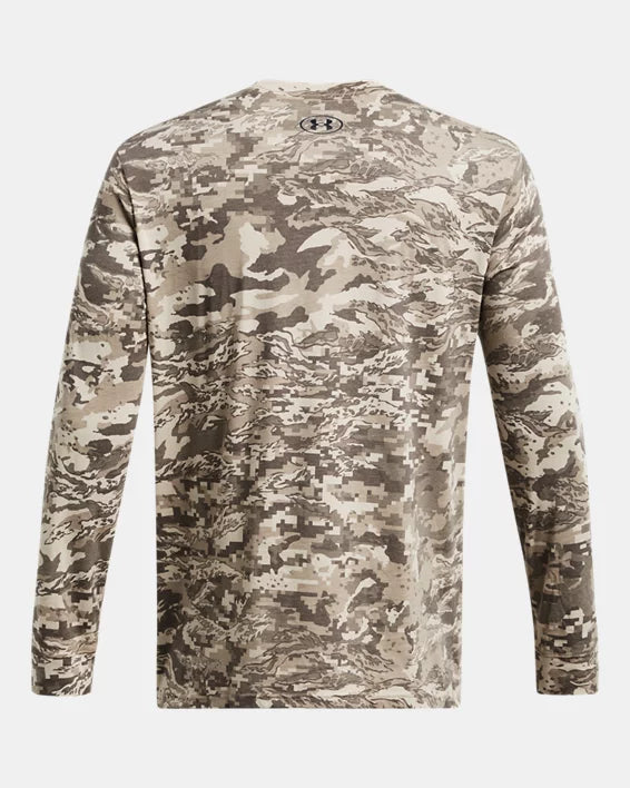 Under Armour Men's UA ABC Camo Long Sleeve - Brown-Long Sleeves-Under Armour-TacSource