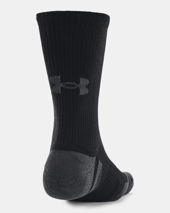 Under Armour Unisex UA Performance Tech 3-Pack Crew Socks-Socks-Under Armour-TacSource