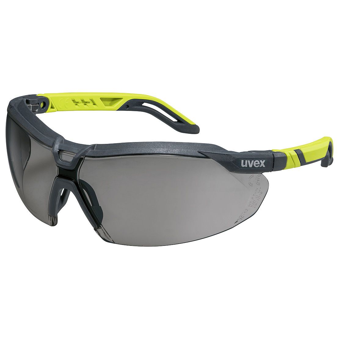 Uvex i-5 Safety Glasses Grey and Lime Frame Grey HC-AF Lens Gear Australia by G8