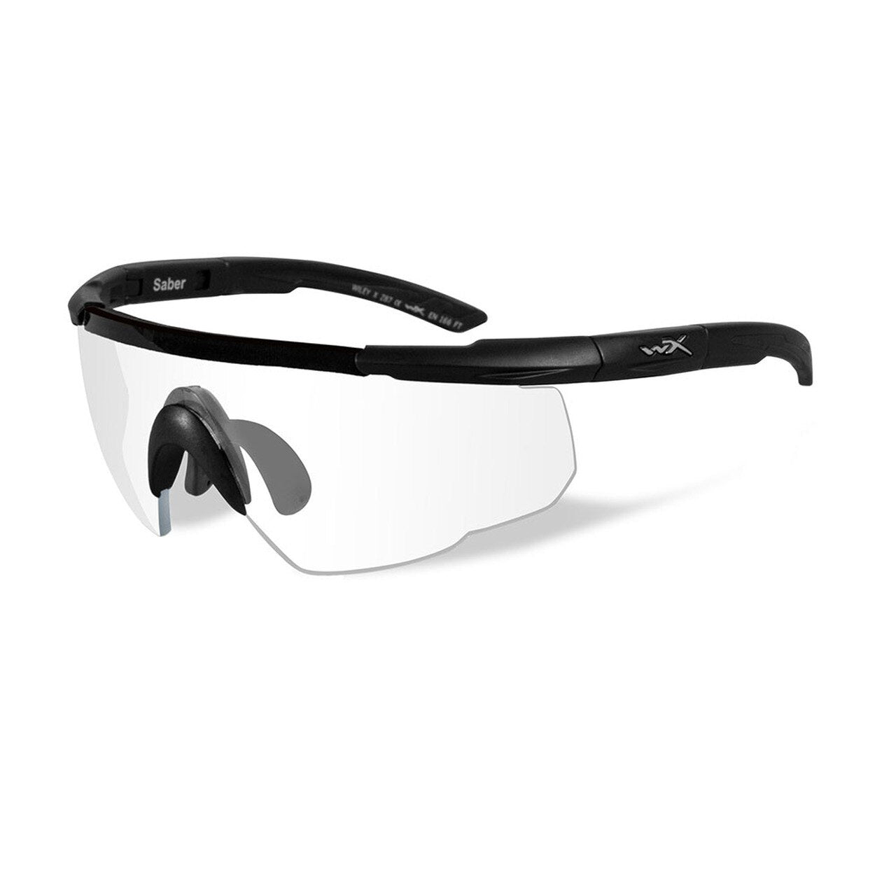 Wiley X Saber Advanced Eyeshield Clear Lens Matte Black Frame Gear Australia by G8